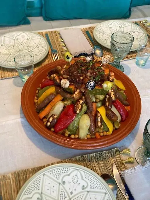 Semesterbostad Riad Zouine Dans Un Quartier Traditionnel Marrakesh